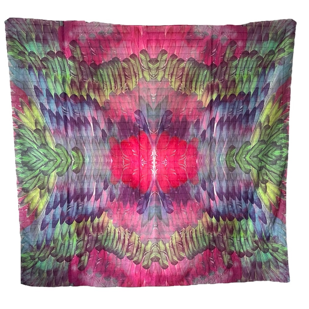 Front Row Society Multicolor Abstract lightweight Scarf